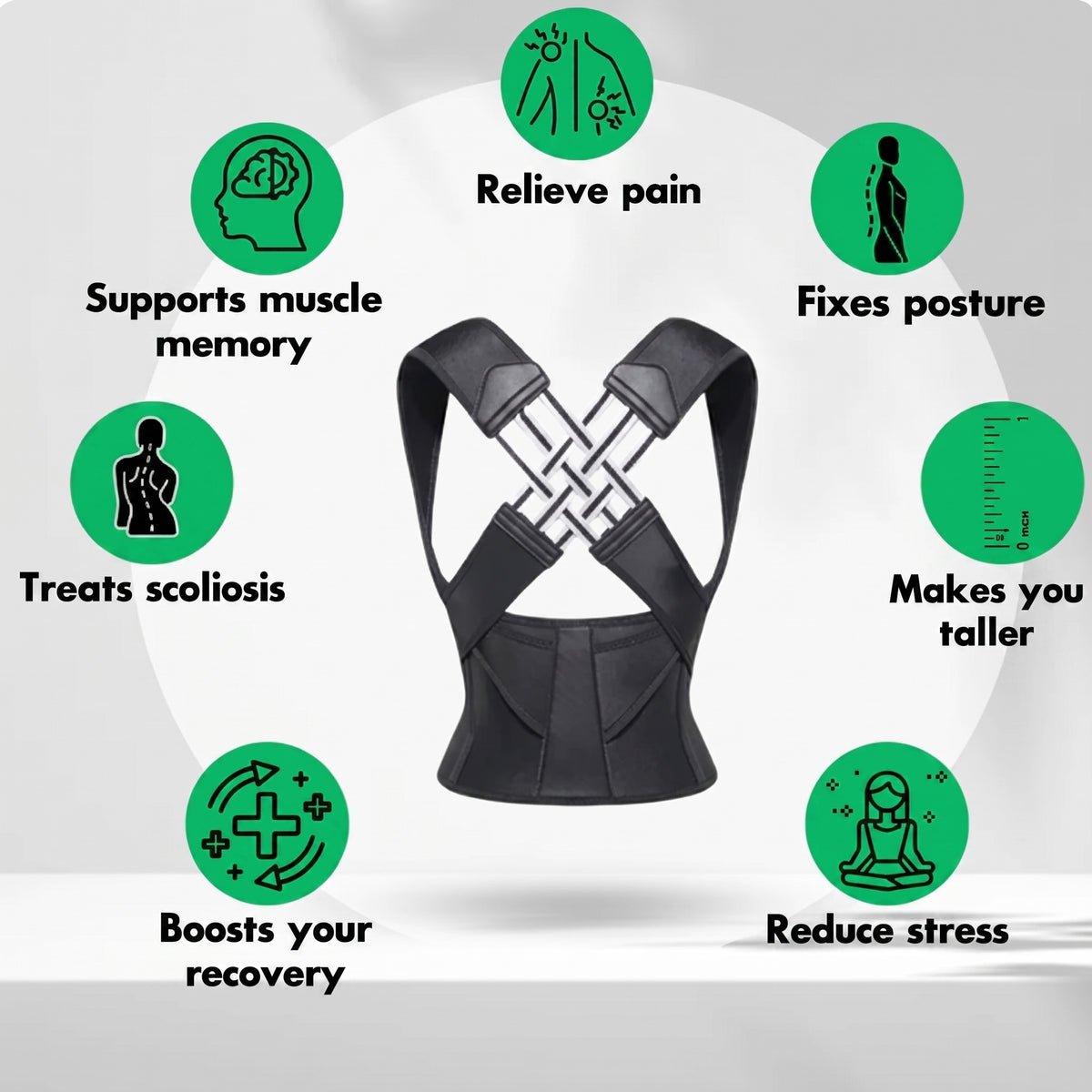 Adjustable Posture Corrector Belt for Youth