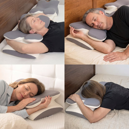 Ergonomic Memory Foam Cervical Support Pillow